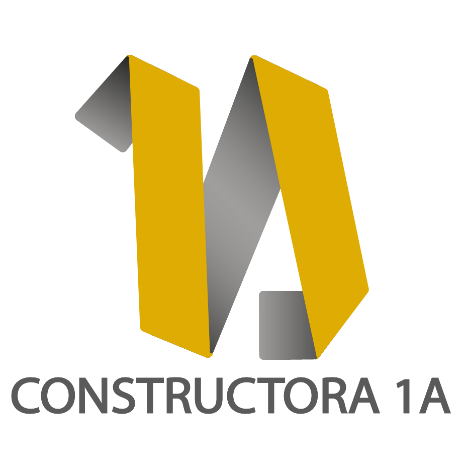 Logo en curvas Constructora 1A